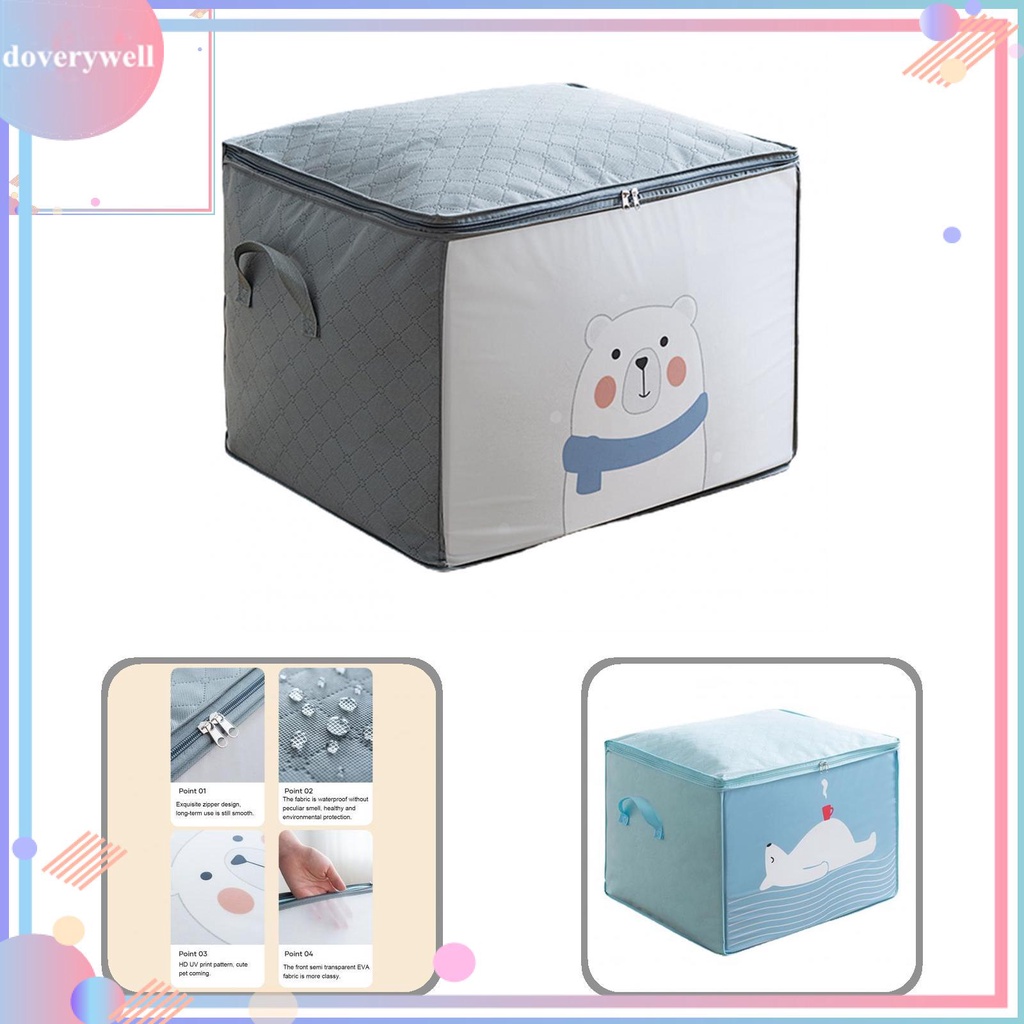 Túi đựng chăn mền 3 màu có khóa kéo tiện dụng