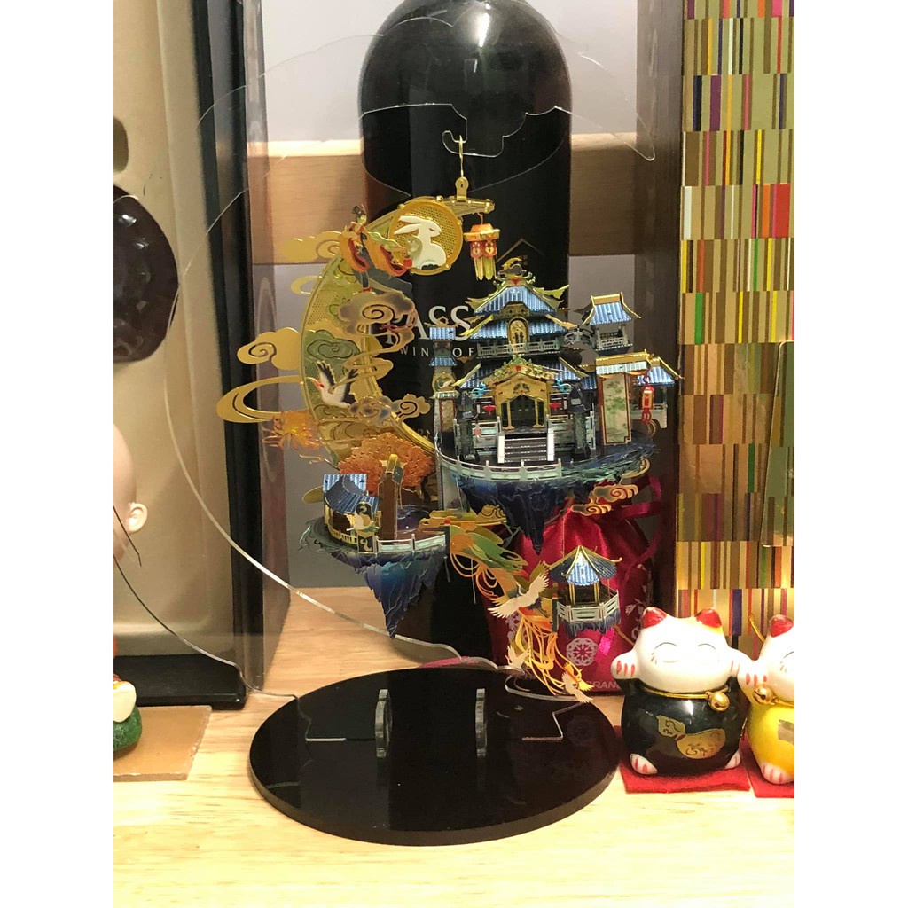 Mô Hình Kim Loại 3D MU Nguyệt Cung Moon Palace - Tặng Kèm Đế Mica và Đèn Led