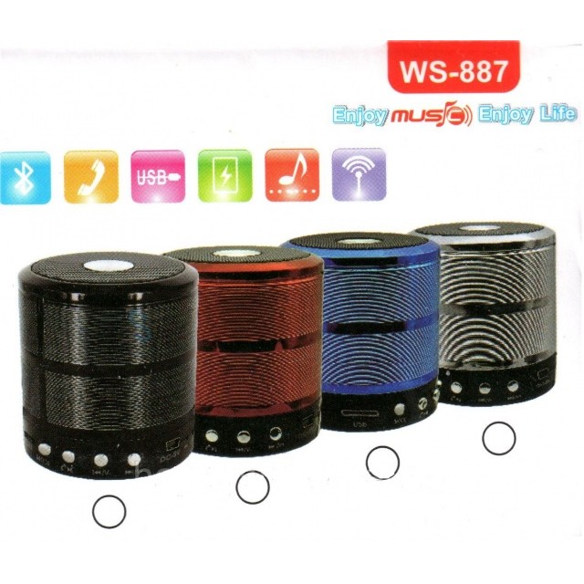 LOA BLUETOOTH WS 887- ÂM THANH CỰC HAY-