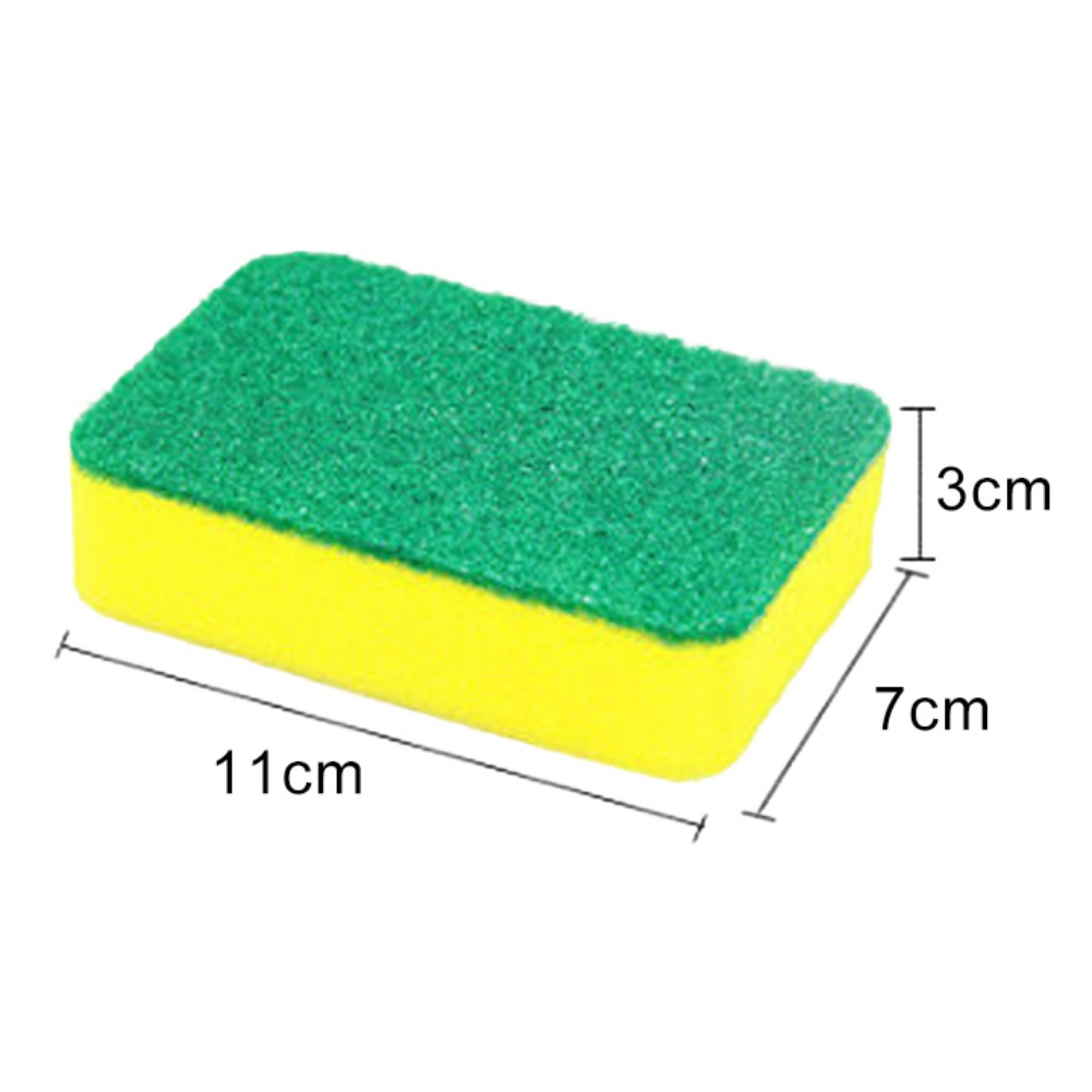 Set 10 Miếng Bọt Biển Rửa Chén Hai Mặt Tiện Lợi