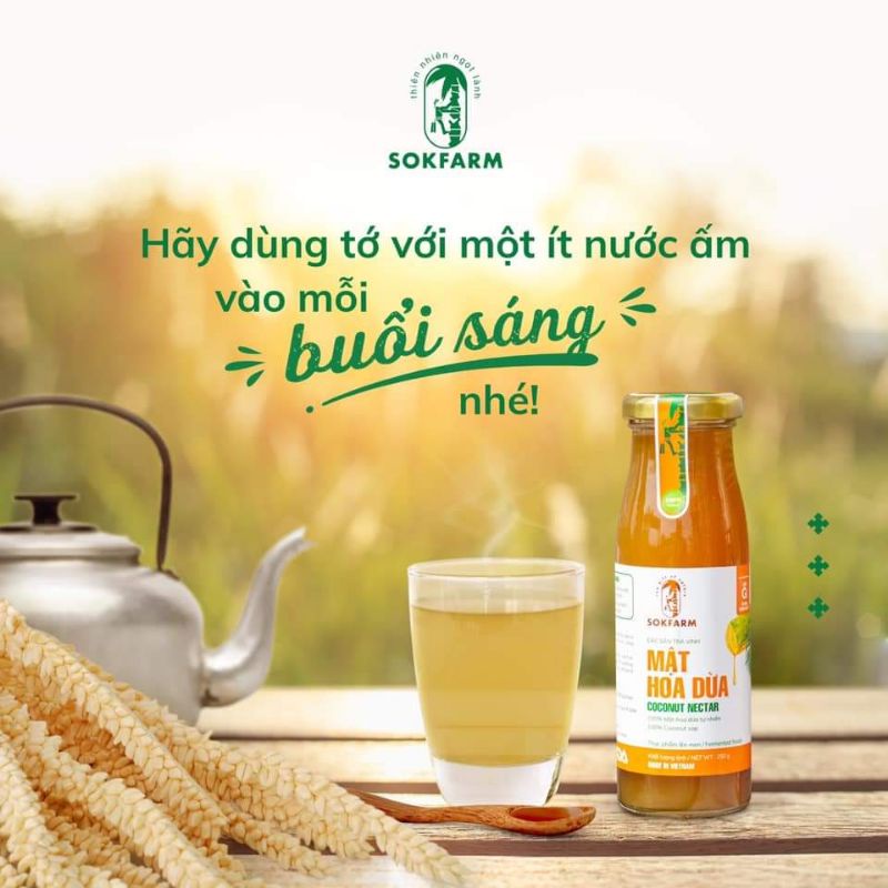 Mật hoa dừa cô đặc Sokfrarm 250g