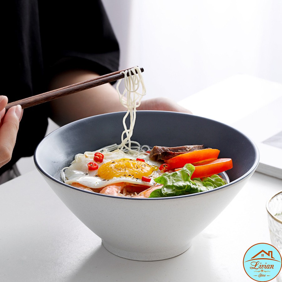 Tô sứ ăn mì, ăn phở, đựng canh, đựng salad 21cm nhiều màu - KÈM ẢNH THẬT - HÀNG CÓ SẴN