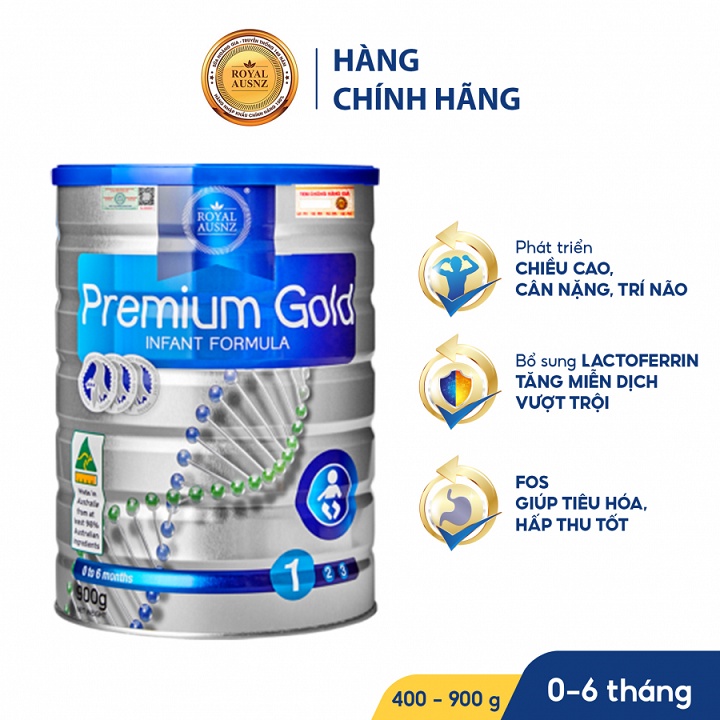 Sữa Hoàng Gia Úc Premium Gold 1 (900g)