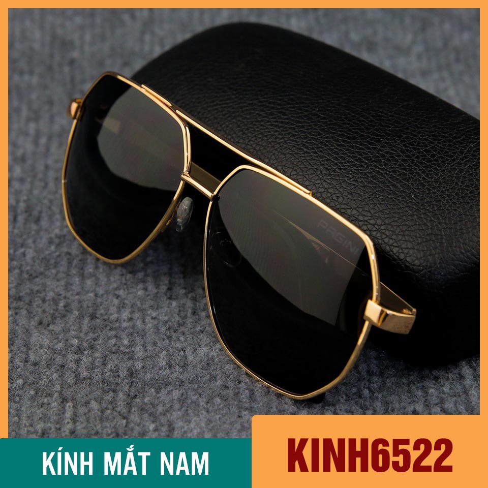 Kính Mát Nam, Kính Râm Nam Thương Hiệu PAGINI KINH6522B - Hàng Chính Hãng - Tặng Kèm Hộp, Khăn Lau