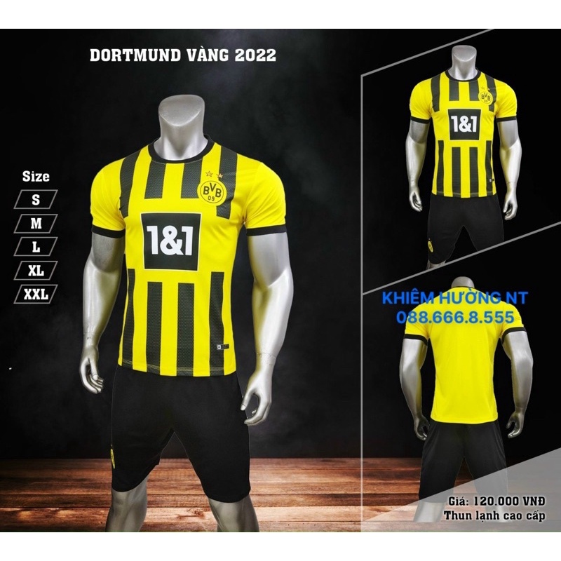 Áo Bóng Đá CLB Borussia-Dortmund Sân Nhà ,Sân Khách Đủ Mẫu Mới Nhất 2022-2023