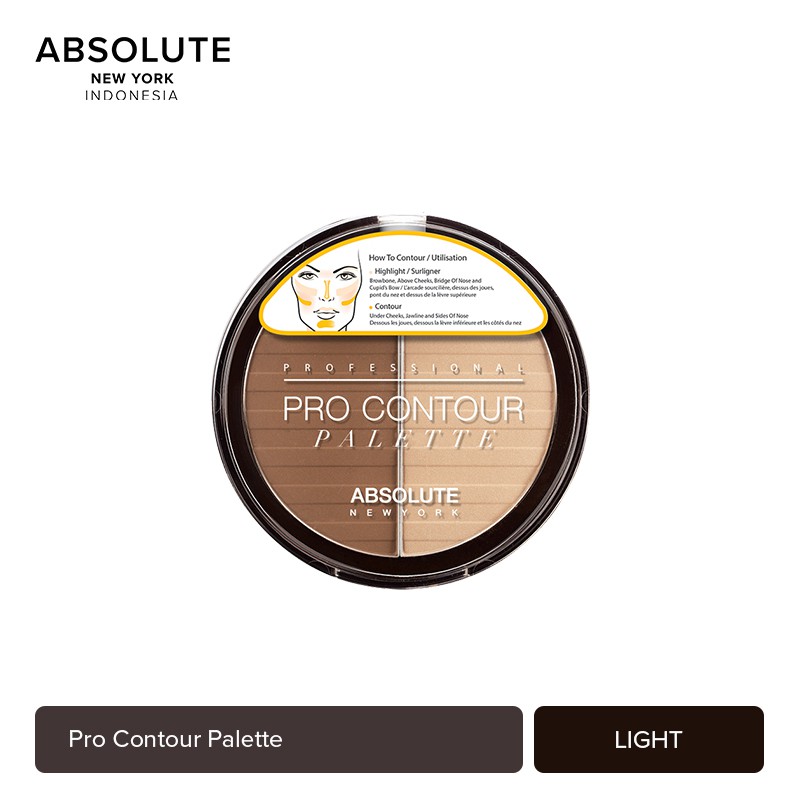 (hàng Mới Về) Bảng Phấn Tạo Khối Trang Điểm Chuyên Nghiệp Thương Hiệu Absolute