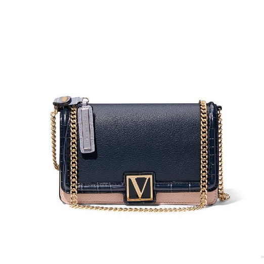 ( Auth + Ảnh thật ) Túi đeo chéo phối màu nổi bật Victoria’s Secret Mini Shoulder Bag.