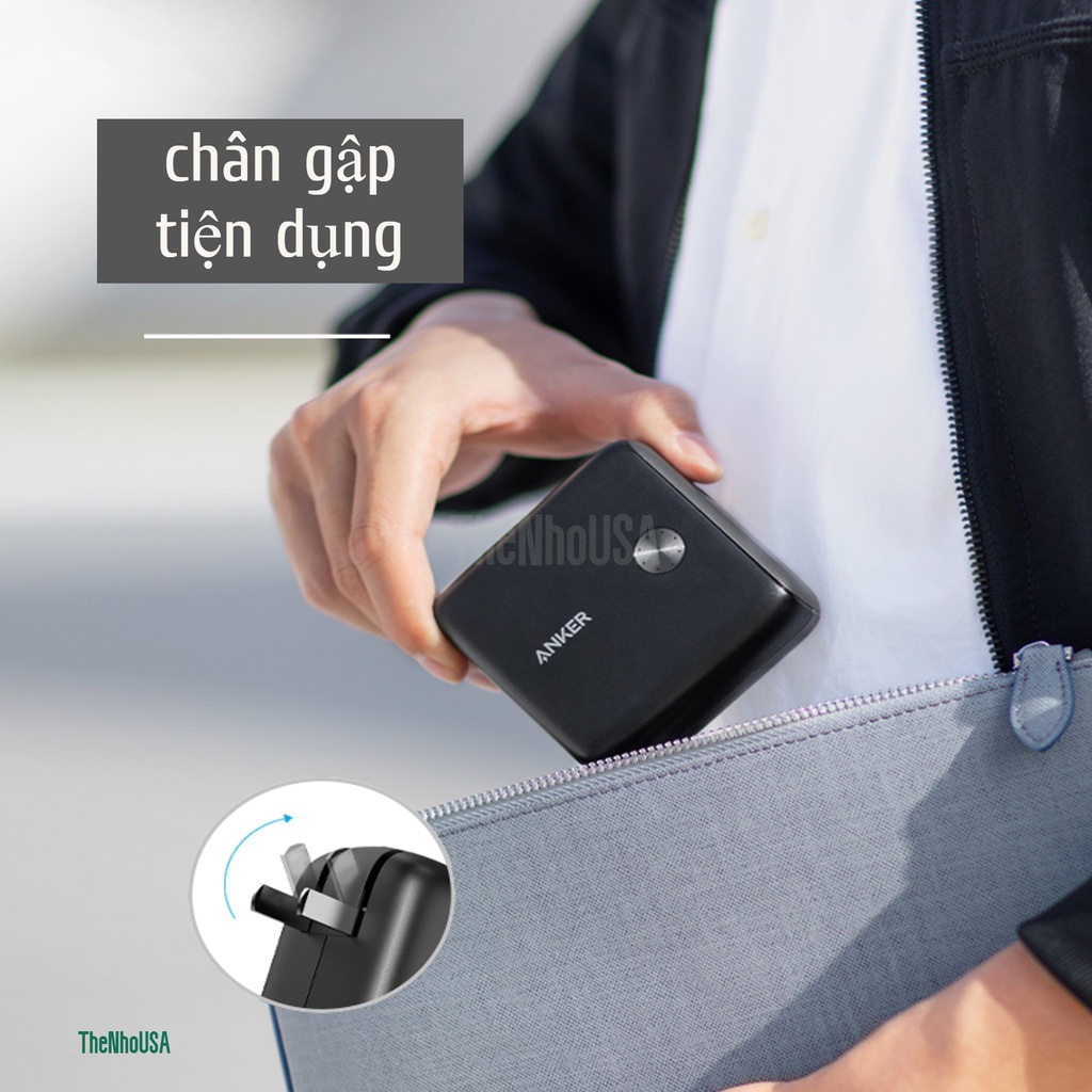 Pin sạc dự phòng 2 in 1 Anker Powercore Fusion 5000K with VOOC - A1625
