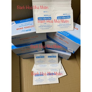 ALCOHOL SWAB MEDI PRO 100 MIẾNG - Bông/Gạc tẩm cồn tiệt trùng