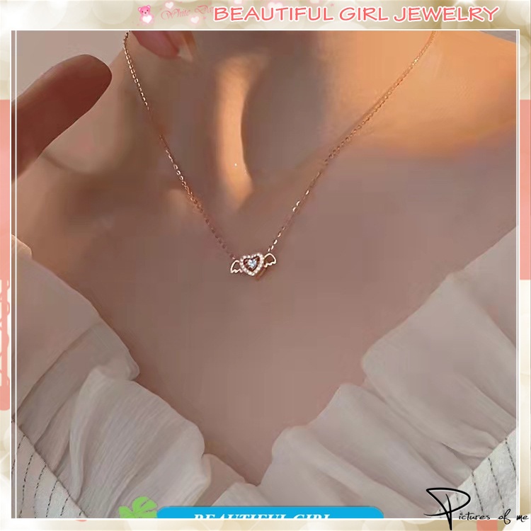 Vòng cổ Mặt Hình Đôi Cánh Thiên Thần Thời Trang Mới 2022