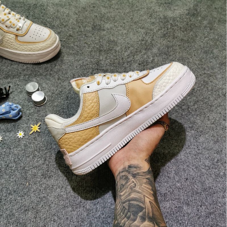 Giày sneaker cổ thấp Air forcer 1 Aura  tồn kho. tặng kèm 2 ống dây GD và sticker dán.