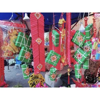 Mô hình dây pháo thủ công trang trí tết