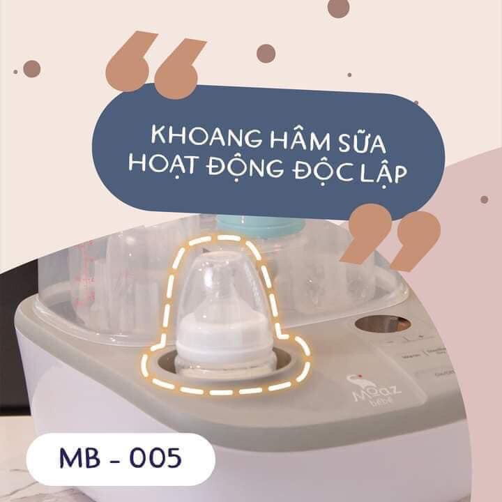 MÁY TIỆT TRÙNG HÂM SỮA VÀ SẤY KHÔ ĐA NĂNG Moaz Bebe MB005