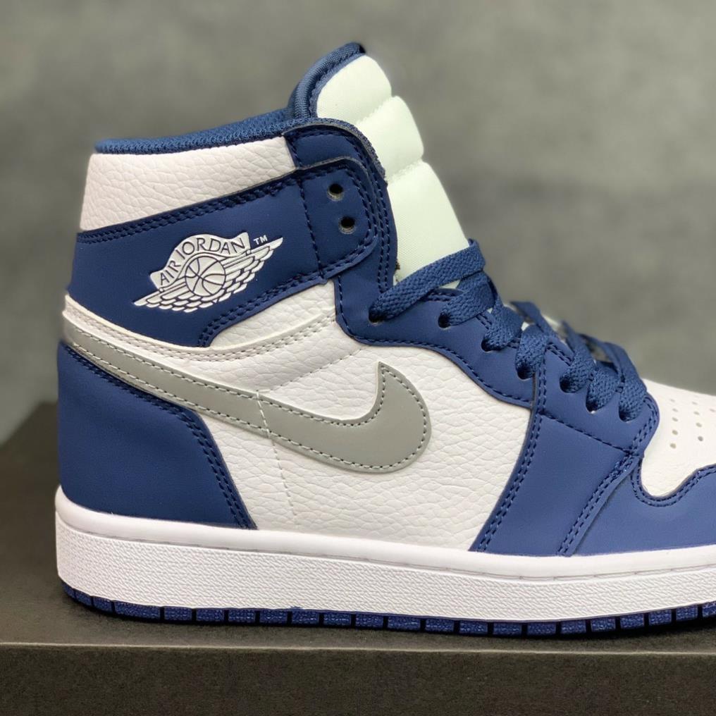 Giày thể thao Jodan NAVY hight, giày jodan xanh than cổ thấp, cổ cao cả nam và nữ hàng Full Box | BigBuy360 - bigbuy360.vn