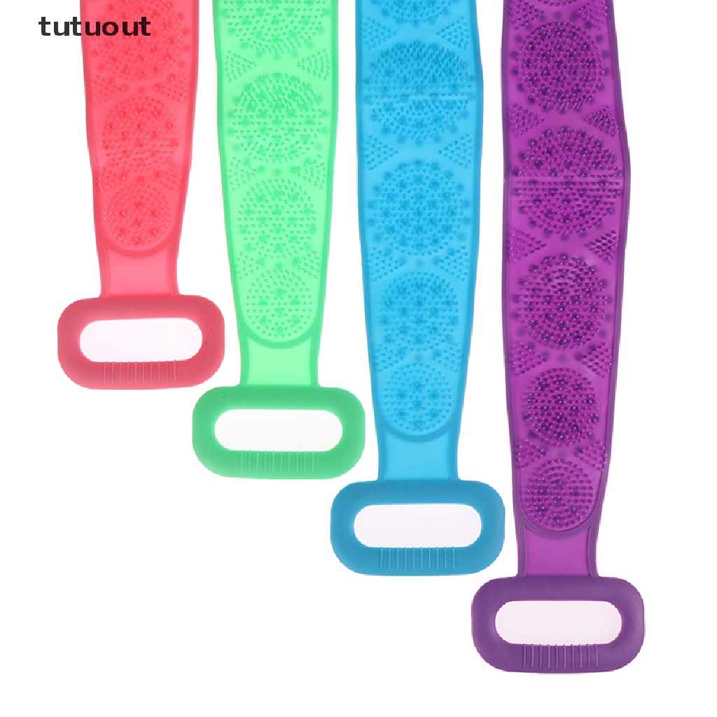 Bàn Chải Silicone Chà Lưng Massage Cơ Thể Khi Tắm