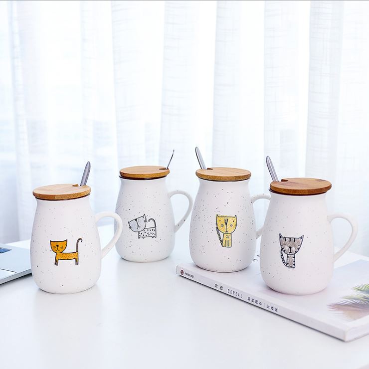 Cốc sứ mèo con dễ thương