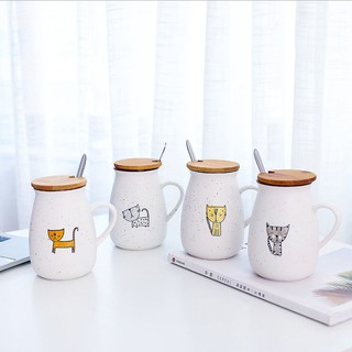 Cốc sứ mèo con dễ thương