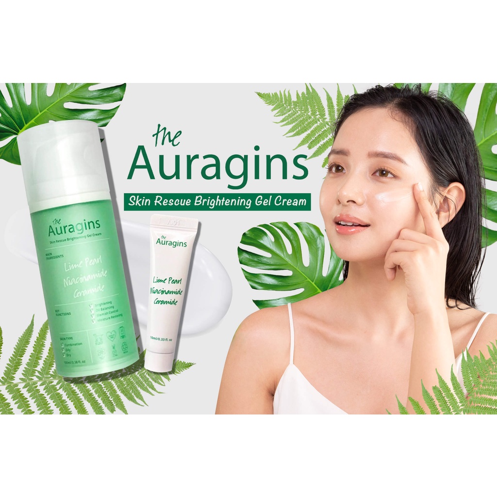 Gel Dưỡng Ẩm The Auragins Skin Rescue Brightening Gel Cream 100ml