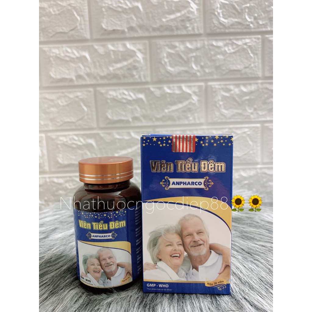 (CHÍNH HÃNG)VIÊN TIỂU ĐÊM CHẤM DỨT TIỂU ĐÊM, TIỂU NHIỀU LẦN, TIỂU RẮT, DÙNG CHO CẢ NAM VÀ NỮ - LỌ 30 VIÊN