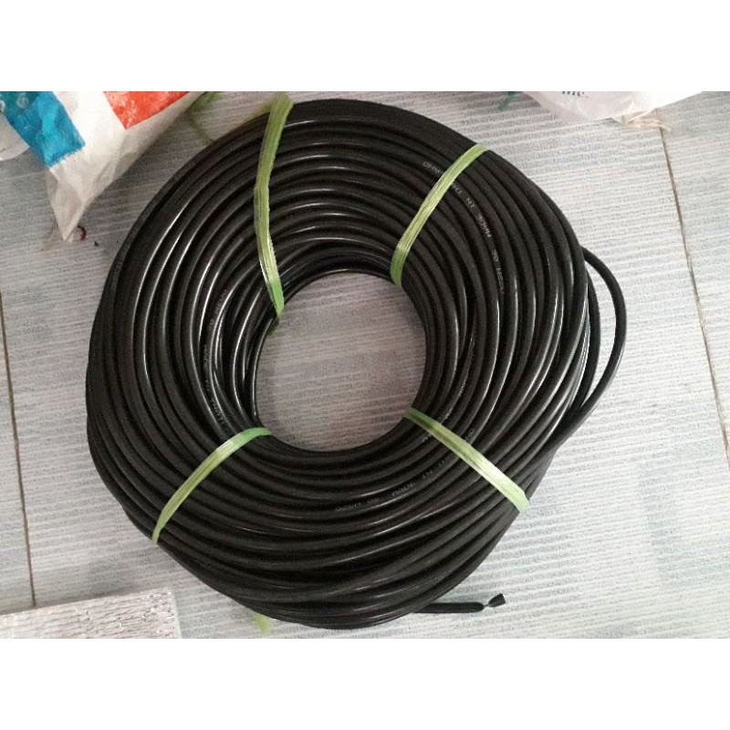 1 cuộn 100m dây đen 6 ly. dây tio đen 6 ly. dây đen gắn bình tự động gà uống