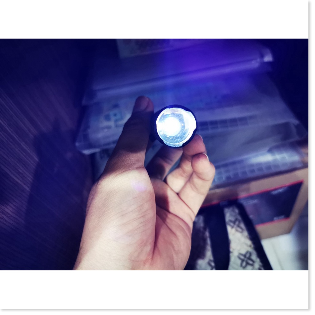 Đèn Tia Cực Tím UV Led Q5 Bước Sóng 365nm Soi Đá Sấy Keo Uv, Soi Tiền ,Soi Cavet Kèm Pin .Uy Tín - Chất Lượng - Gi