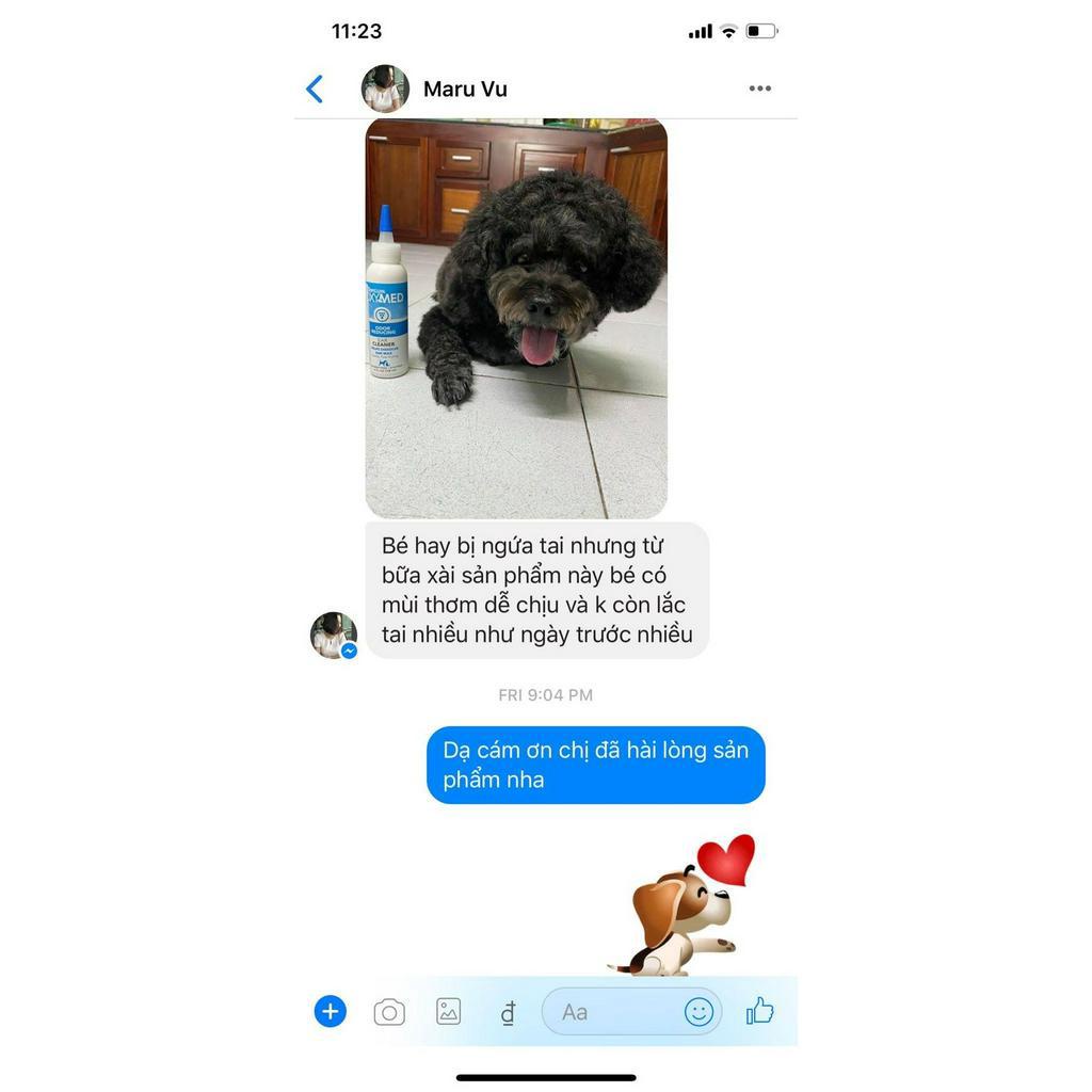 Dung dịch vệ sinh tai TROPICLEAN OXYMED EAR CLEANER chính hãng