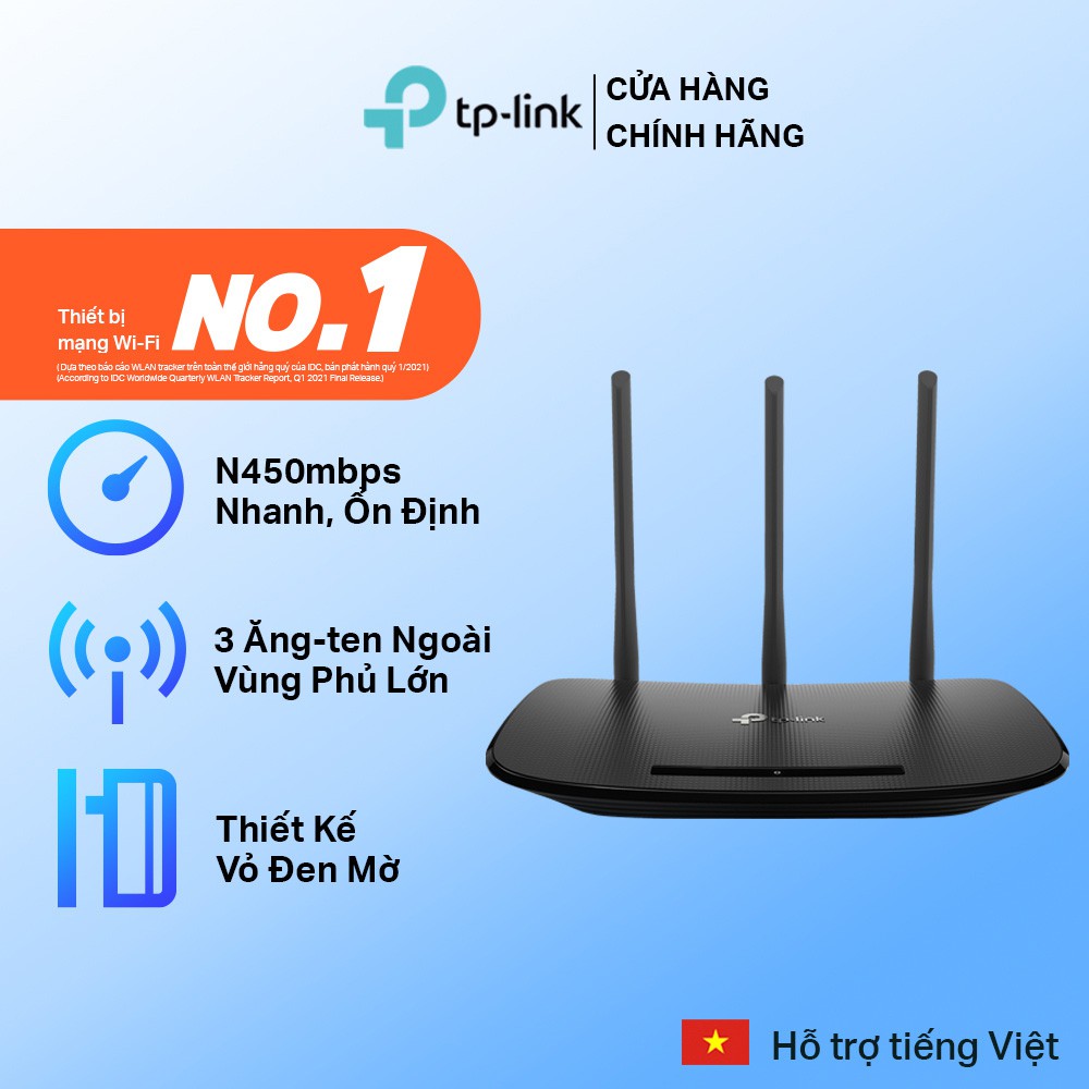 [Hỏa Tốc] Bộ Phát Wifi TP-Link TL-WR940N Chuẩn N 450Mbps