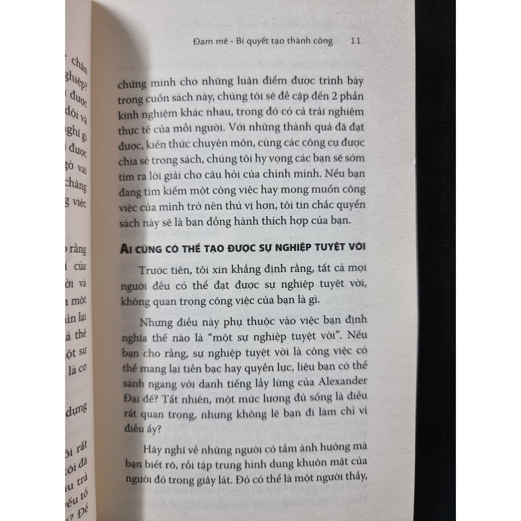 Sách Đam Mê Bí Quyết Tạo Thành Công