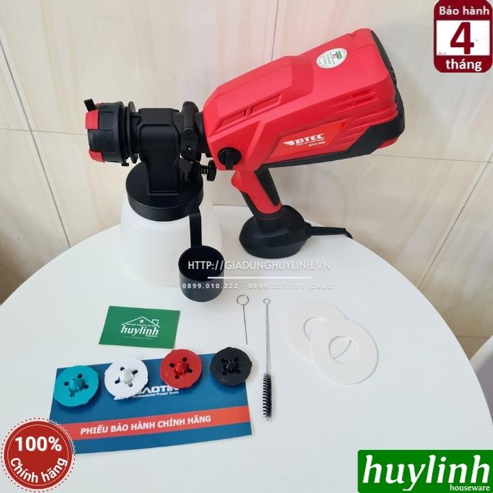 Máy phun sơn điện cầm tay Btec BT27-800 - 600W - 4 béc phun