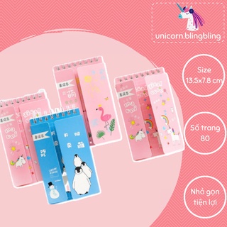 Sổ Học Từ Vựng Ngoại Ngữ Mini Bỏ Túi Dễ Thương