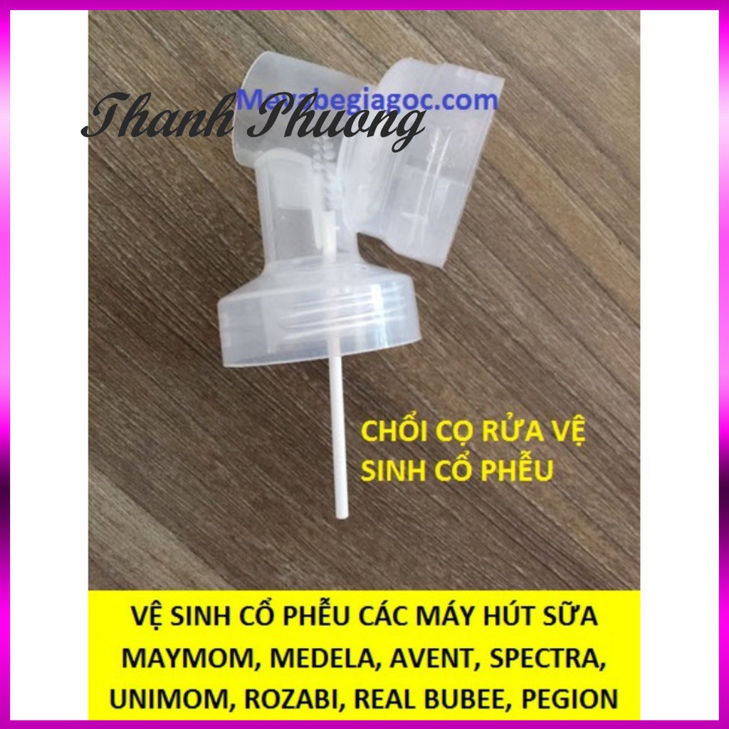 { SALE221 } 1 Chổi Cọ Rửa cổ phễu các máy hút sữa Maymom, Medela, Avent, Spectra, Unimom, Rozabi, Real Bubee, Pegion ( H