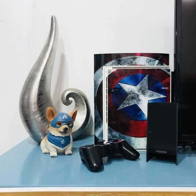 Skin PS4 Fat Shield Captain America