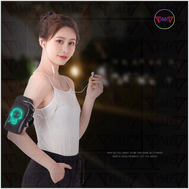 Túi đeo cổ tay  đựng điện thoại  - Túi đeo tay thể thao chạy bộ