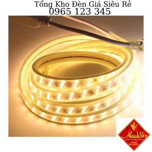 LED DÂY 3 Hàng bóng 2835 A.sáng Vàng/Trắng mét