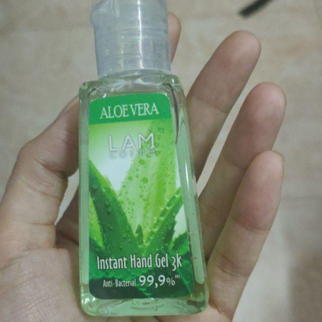 Gel Rửa Tay Khô 3K Lamcosmé Aloe Vera 60ml (Hương nha đam)