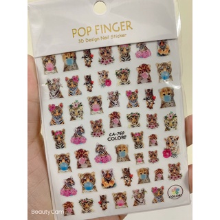 sticker trang trí nail tết