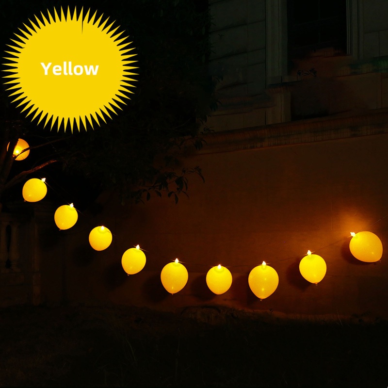 Đèn Led Hình Tròn Gắn Bong Bóng Trang Trí Tiệc