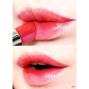 Son dưỡng môi 2 màu Secret Key Sweet Glam Two Tone Glow 3.8g #Fresh Coral _ Son Dưỡng Có Màu _ Secret Key Chính Hãng