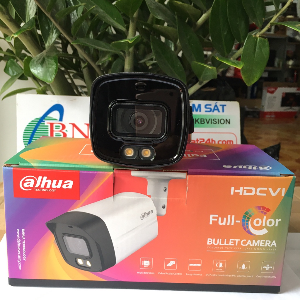Camera HDCVI Dahua 5MP HFW 1509TLMP-LED Full Color có màu