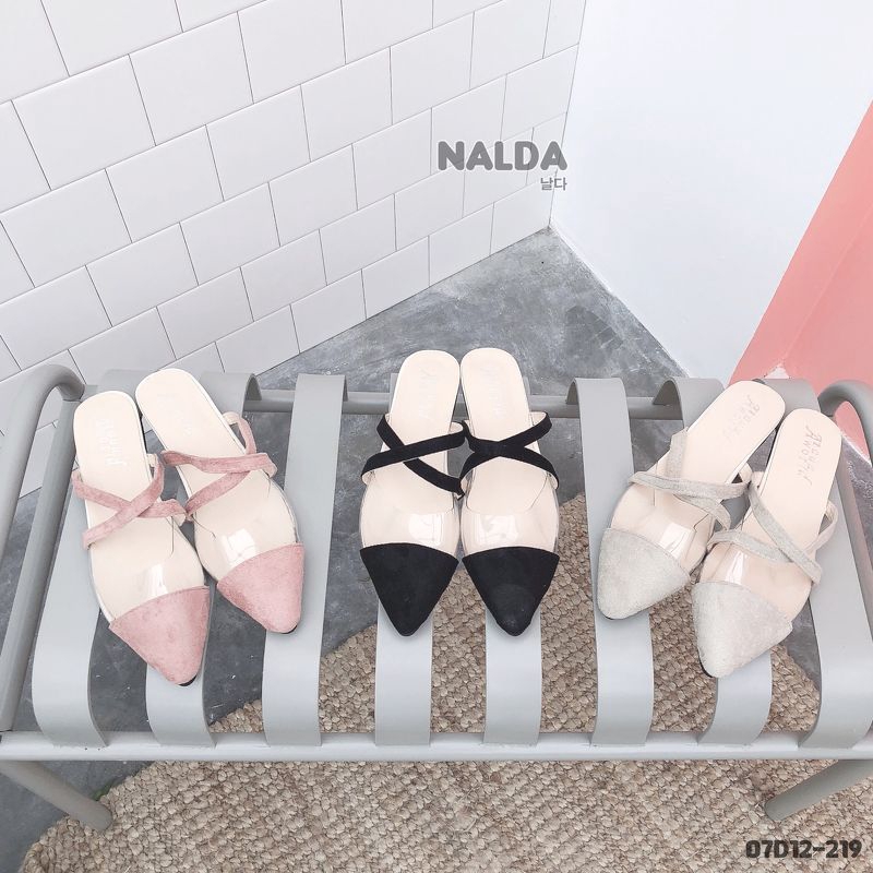 [Nalda] Dép sục da lộn pha trong 07D12