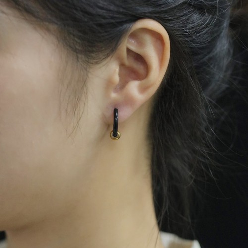 Bông Tai Nam Nữ Unisex Khoen Tròn Titan Ko Han Rỉ TT 3692