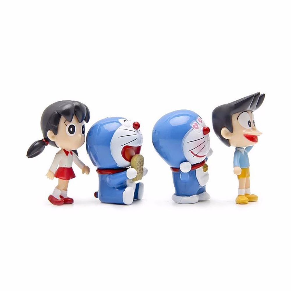 Set 8 Mô Hình Nhân Vật Phim Hoạt Hình Doraemon Bằng Pvc