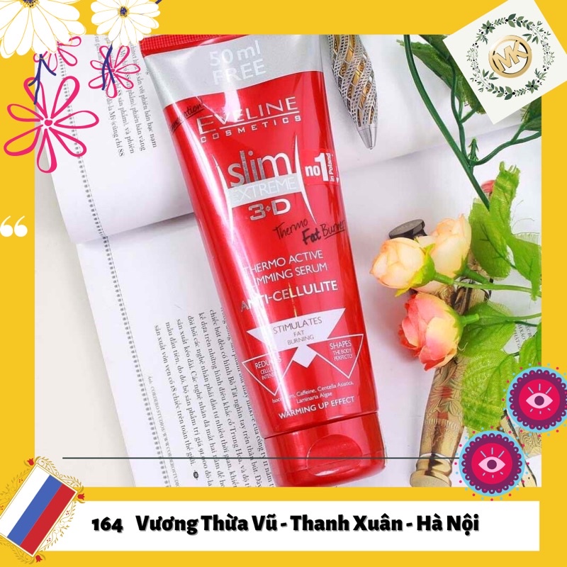 Kem tan mỡ Eveline Slim Extreme 3D 250ml nga | BigBuy360 - bigbuy360.vn
