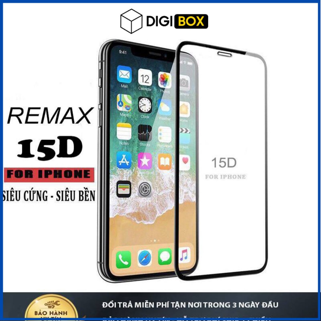 Cường Lực 🔥 Iphone 🔥Kính Full Màn 15D REMAX 5/5s/6/6plus/6s/6s plus/6/7/7plus/8/8plus/x/xs/xs max/11/11 pro/11 promax