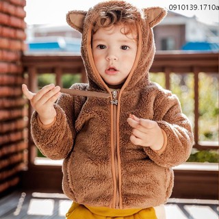 Áo Khoác Lông Thỏ Bebezoo Cho Bé Siêu Dễ Thương