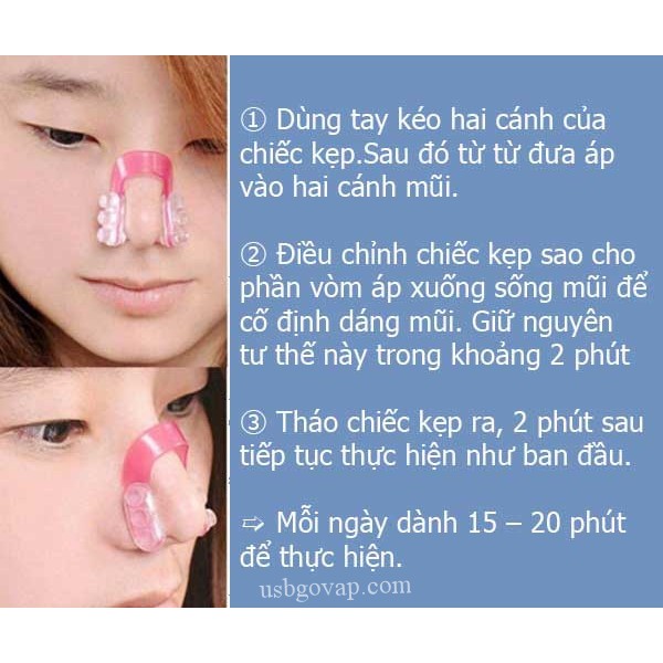 Kẹp nâng mũi Nose up tiện dụng