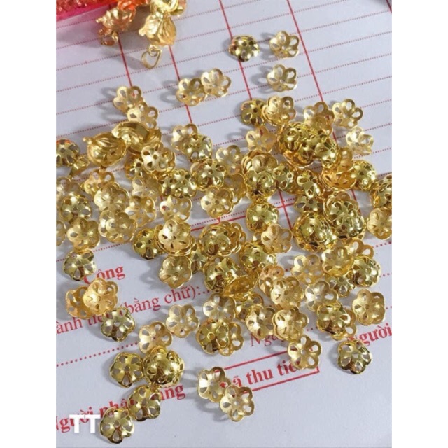 Ốp hoa vàng 10kara mix vòng 6-8-10 li giá 1 ốp