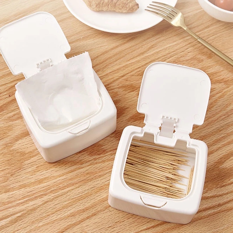 Hộp Nhựa Lật Mini Đựng Bông Tai/Trang Sức Tiện Dụng