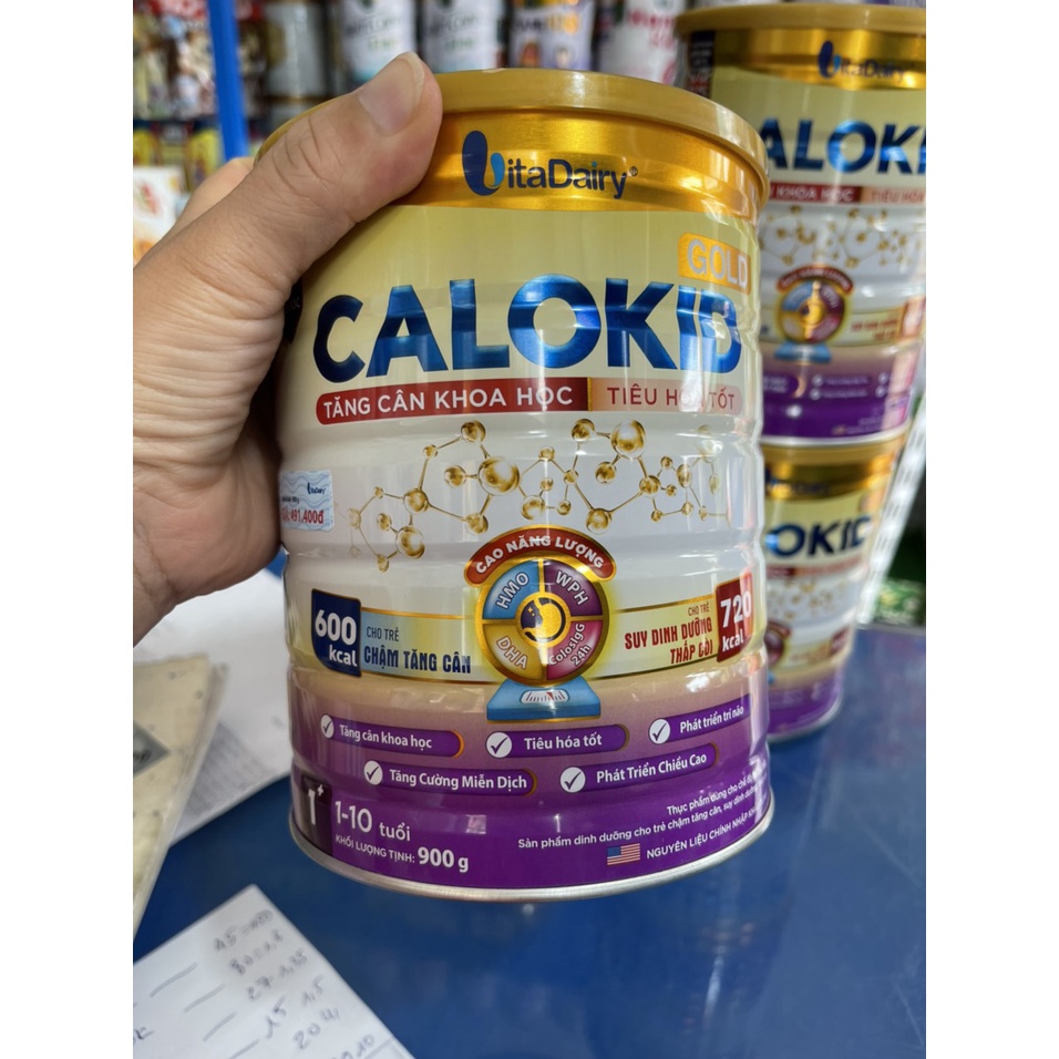 Sữa bột CALOKID Gold 0+,1+ lon 900g ( Date 2024)