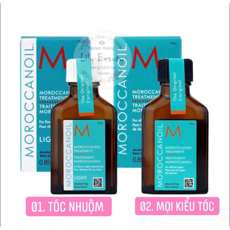 Dầu Dưỡng Tóc Moroccanoil có Bill